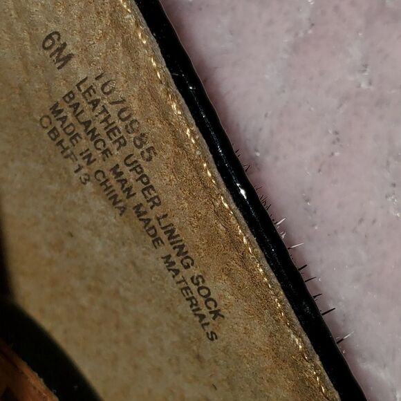 SOFT 'MOSELLE'PUMPS WAVE PRINT CALF HAIR BROWN/BEIGE WOMEN"S SHOES - Picture 6 of 15